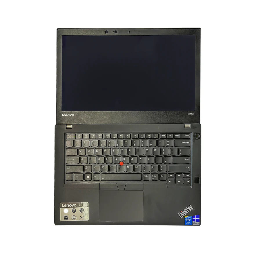 Refurbished - Lenovo ThinkPad T470 Intel Core i5 6th Gen 8GB RAM 256GB SSD Webcam 14'' Screen With Win 10 Pro